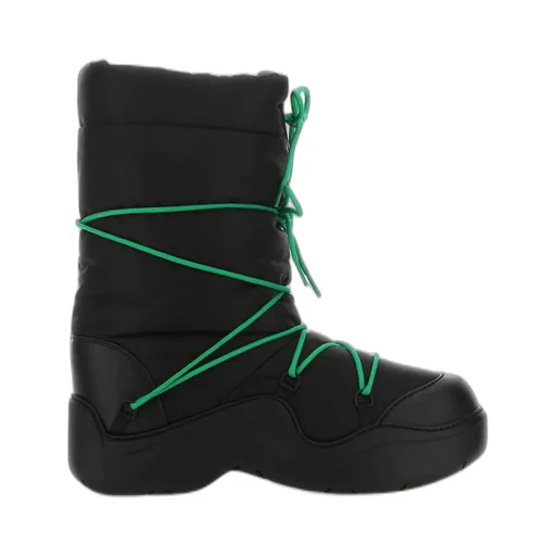 Bottega Veneta Lace-Up Puddle Bomber Boots