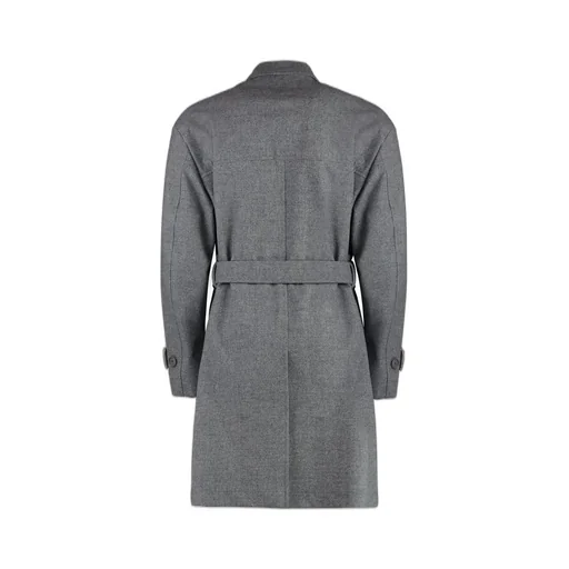 Boss Hugo Boss Belted Flannel Trench Coat