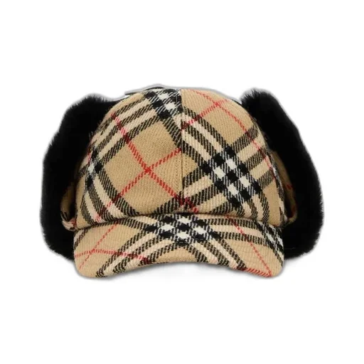 Burberry Check Trapper Cap