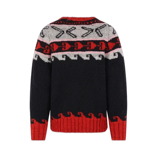 Chamula Handknitted Patterned Knitted Sweater