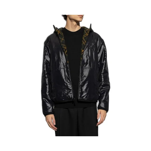 Burberry Checkered Reversible Zip-Up Coat