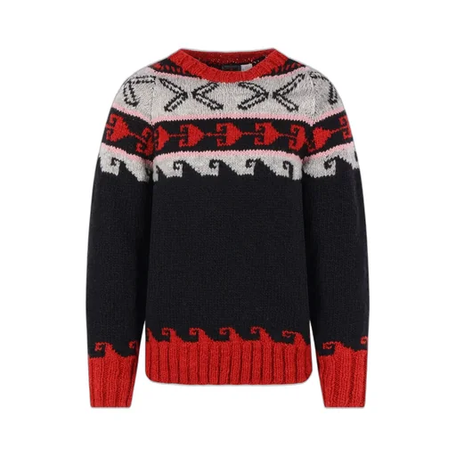 Chamula Handknitted Patterned Knitted Sweater
