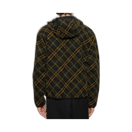 Burberry Checkered Reversible Zip-Up Coat