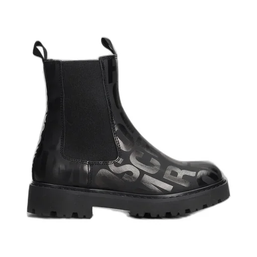 The Marc Jacobs Kids Monogram Printed Ankle Boots