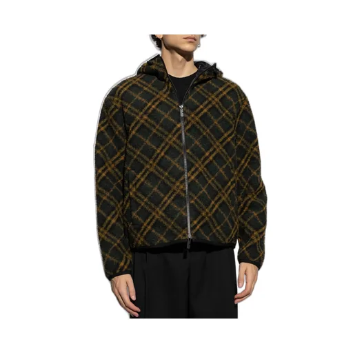 Burberry Checkered Reversible Zip-Up Coat