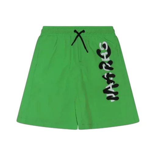 The Marc Jacobs Kids Logo Printed Elastic Waist Shorts