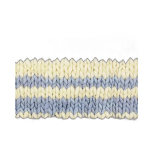 Chamula Striped Crew Neck Knitted Sweater