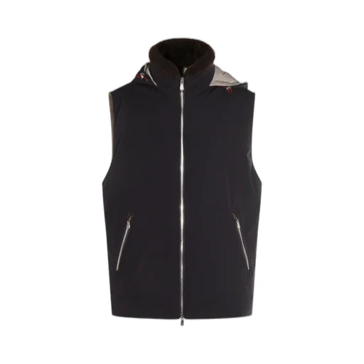 Brunello Cucinelli Zip-Up Hooded Vest