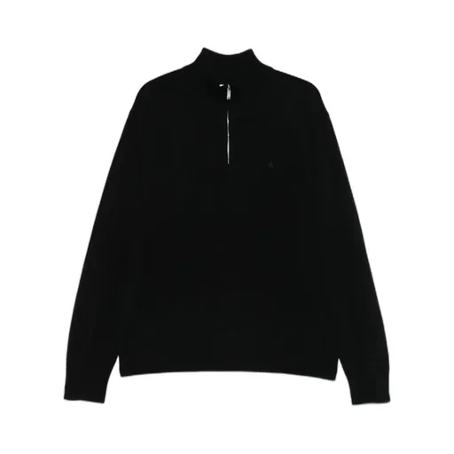Calvin Klein Half Zip Mock Neck Sweater