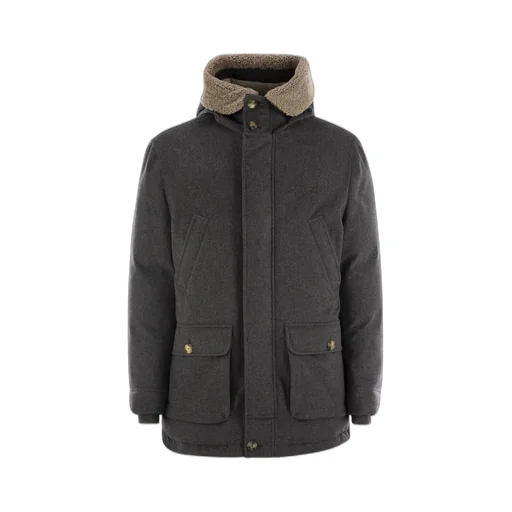 Brunello Cucinelli Shearling Down Coat