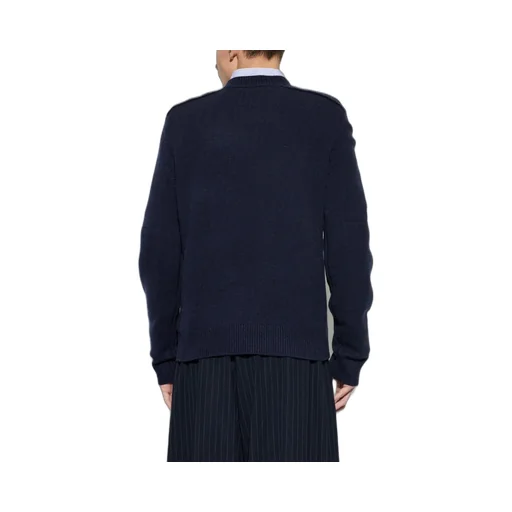 Burberry Ekd Jacquard Knitted Crewneck Jumper