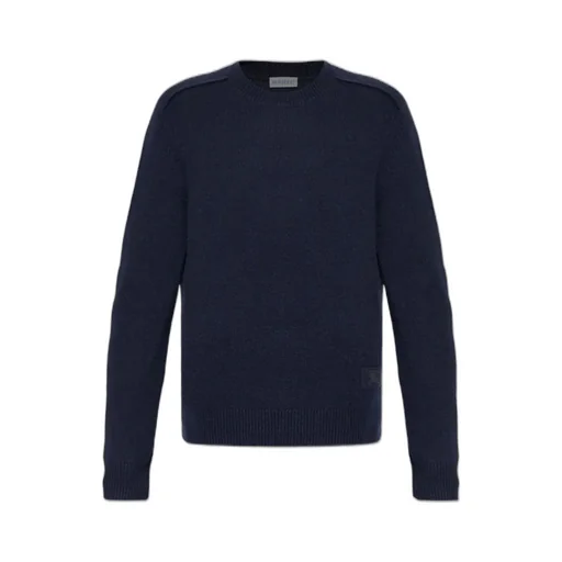 Burberry Ekd Jacquard Knitted Crewneck Jumper