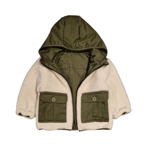 The Marc Jacobs Kids Logo Printed Reversible Hooded Jacket