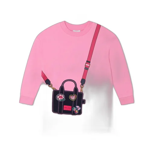 The Marc Jacobs Kids Graphic-Print Sweater Crewneck Dress