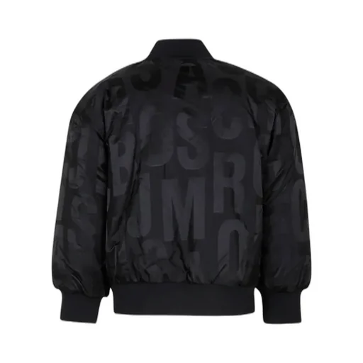 The Marc Jacobs Kids Logo-Jacquard Zipped Bomber Jacket