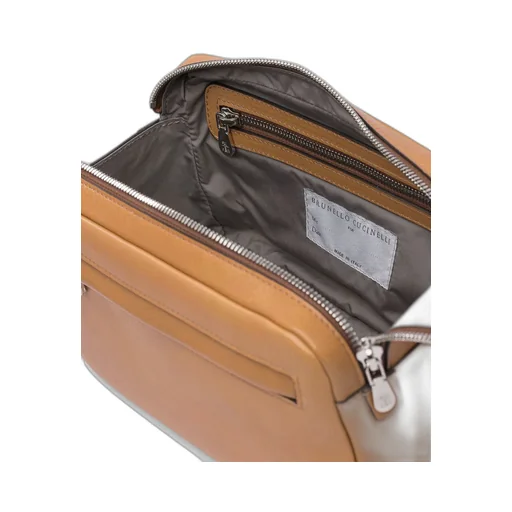Brunello Cucinelli Double Zipper Beauty Case