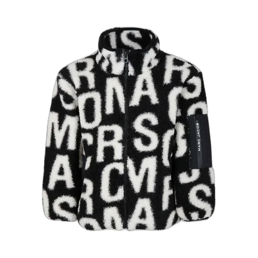 The Marc Jacobs Kids Logo-Jacquard Zipped Cardigan