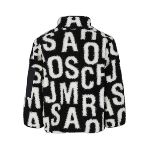 The Marc Jacobs Kids Logo-Jacquard Zipped Cardigan