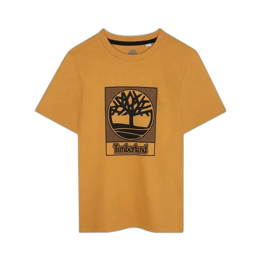 Timberland Kids Logo Printed Crew Neck T-Shirt