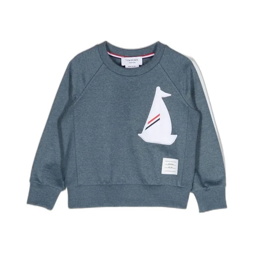 Thom Browne Kids Sailboat Sweatshirt