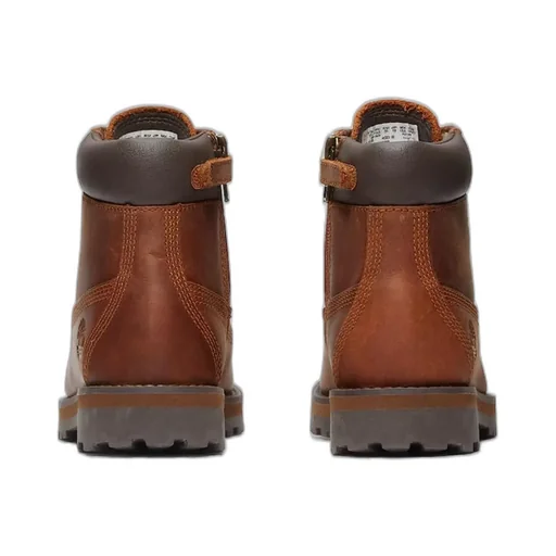 Timberland Kids Round Toe Lace-Up Boots