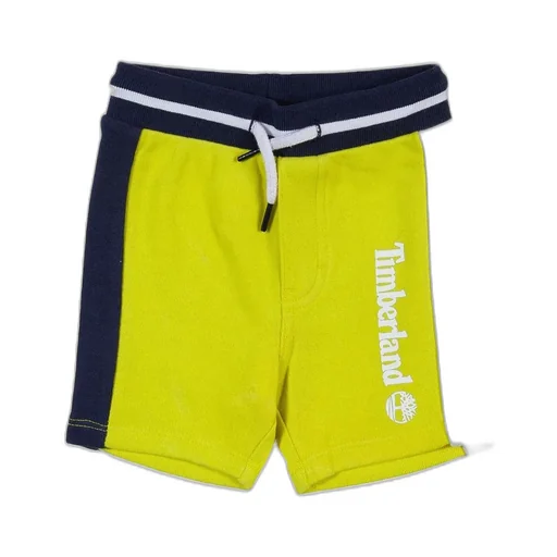 Timberland Kids Logo Printed Drawstring Bermuda Shorts