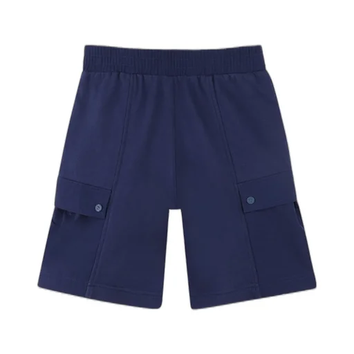 Timberland Kids Logo Printed Bermuda Shorts