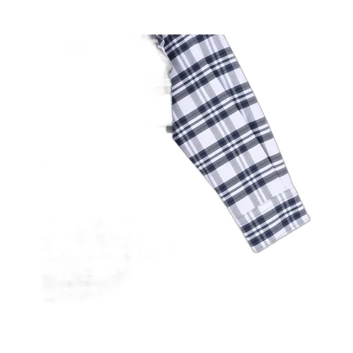 Thom Browne Kids Plaid Button-Down Shirt