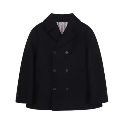 Thom Browne Kids Double-Breasted Coat