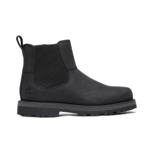 Timberland Kids Courma Logo Debossed Chelsea Boots