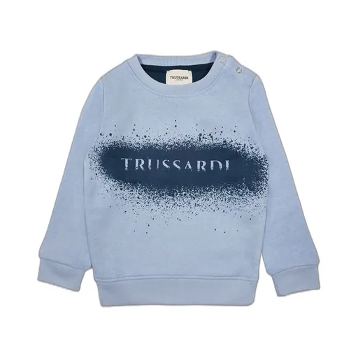Trussardi Kids Logo Printed Crew Neck Sweatshirt