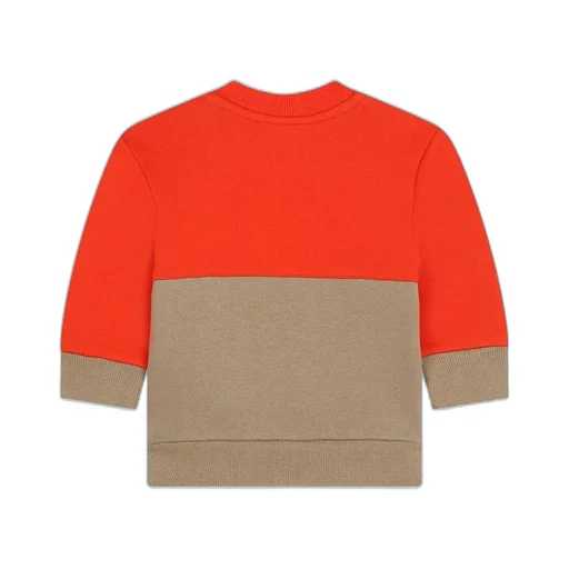 Timberland Kids Logo Printed Fleece Sweatshirt