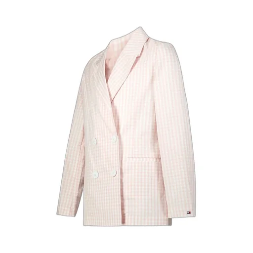 Tommy Hilfiger Junior Double-Breasted Checked Jacket