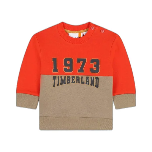 Timberland Kids Logo Printed Fleece Sweatshirt