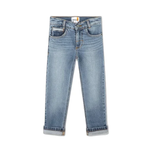 Timberland Kids Logo-Patch Denim Jeans