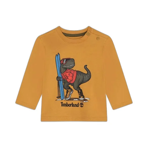 Timberland Kids Graphic Print Crewneck T-Shirt