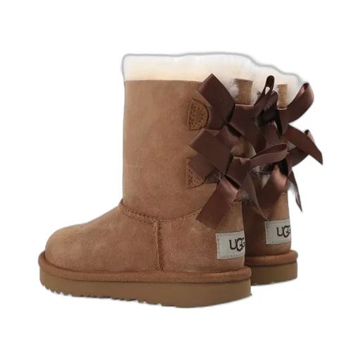 Ugg Kids Bailey Bow Ii Round Toe Boots