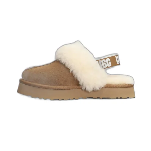 Ugg Kids Logo Detailed Round Toe Slippers