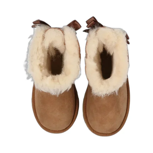 Ugg Kids Bailey Bow Ii Round Toe Boots