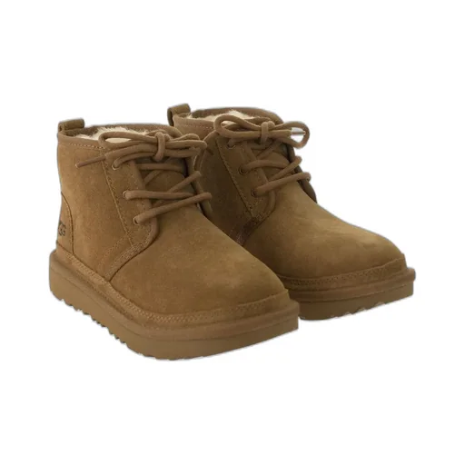Ugg Kids Neumel Ii Round Toe Lace-Up Boots