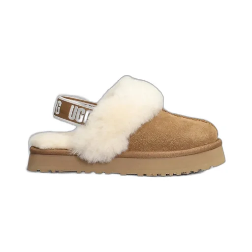 Ugg Kids Logo Detailed Round Toe Slippers