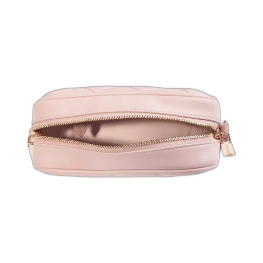 Valentino Kids Ocarina Logo Lettering Quilted Crossbody Bag