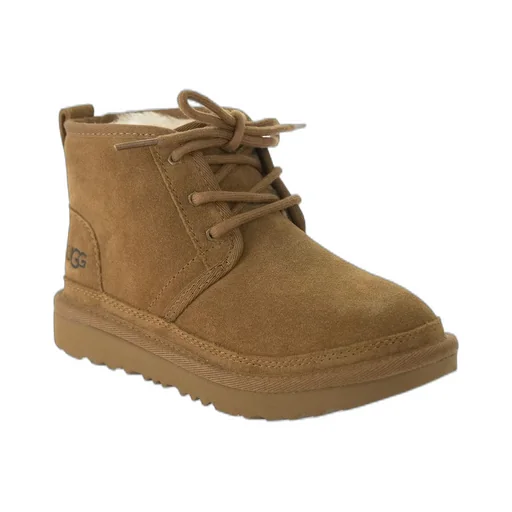 Ugg Kids Neumel Ii Round Toe Lace-Up Boots