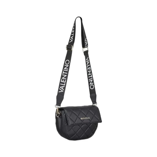 Valentino Kids Logo Lettering Quilted Crossbody Bag