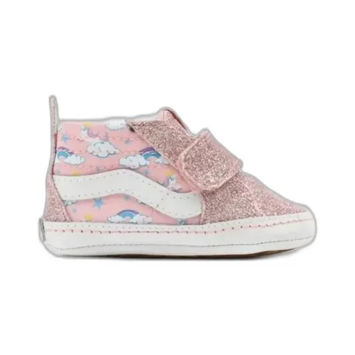 Vans Kids Glitter Velcro Sneakers