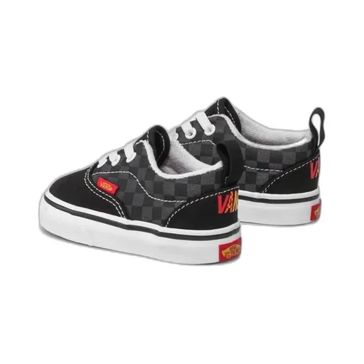 Vans Kids Flame Logo Elastic Lace Sneakers