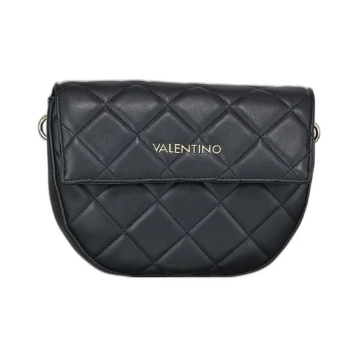 Valentino Kids Logo Lettering Quilted Crossbody Bag