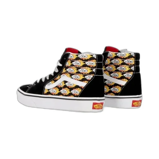 Vans Kids Flame Logo High-Top Sneakers