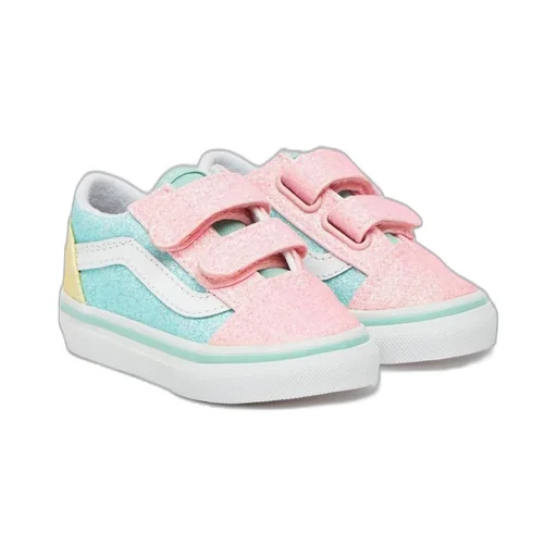 Vans Kids Glitter Velcro Sneakers