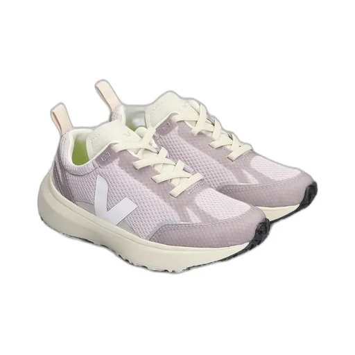 Veja Kids Canary Logo Patch Mesh Sneakers